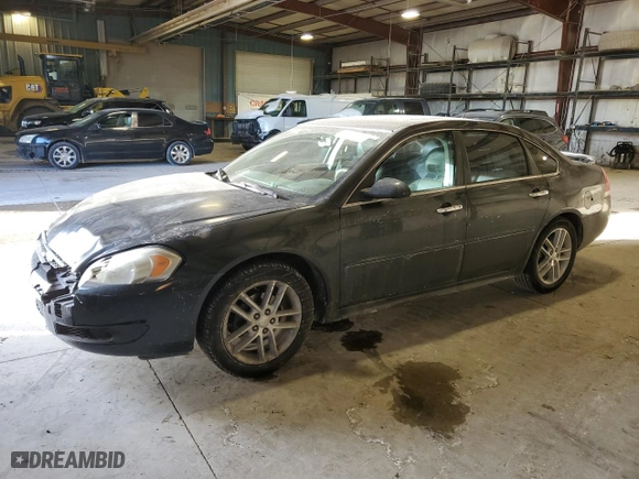2013 Chevrolet Impala LTZ with VIN 2G1WC5E31D1194428, listed as a Copart auction lot 45863625 with 158,756 mi miles and Salvage Title. Bid and sale history available at carsss.com. Image 1.