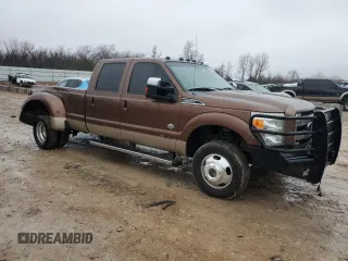 2012 Ford F-350 XL with VIN 1FT8W3DT8CEA79884, listed as a Copart auction lot 42597905 with 256,009 mi miles and Salvage Title. Bid and sale history available at DreamBid. Image 4.