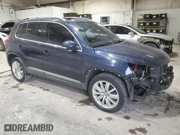 2013 Volkswagen Tiguan S with VIN WVGAV3AX7DW069012, listed as a Copart auction lot 55720975 with 133,381 mi miles and Salvage title. Bid and sale history available at DreamBid. Image 4.