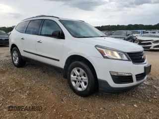 2017 Chevrolet Traverse LS with VIN 1GNKRFEDXHJ308125, listed as a Copart auction lot 60843655 with 139,892 mi miles and Salvage title. Bid and sale history available at DreamBid. Image 4.