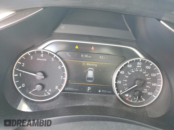 2015 Nissan Murano Platinum with VIN 5N1AZ2MH4FN284018, listed as a Copart auction lot 57793505 with 68,990 mi miles and Salvage title. Bid and sale history available at DreamBid. Image 9.