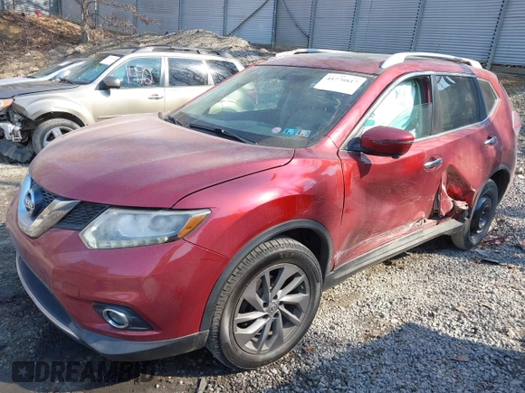 2016 Nissan Rogue SL with VIN 5N1AT2MV9GC786625, listed as a IAAI auction lot 41770817 with 108,969 mi miles and . Bid and sale history available at DreamBid. Image 17.