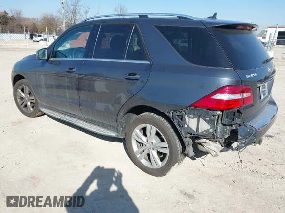 2015 Mercedes-Benz M 350 with VIN 4JGDA5HB6FA473949, listed as a IAAI auction lot 41779707 with 112,554 mi miles and . Bid and sale history available at carsss.com. Image 3.