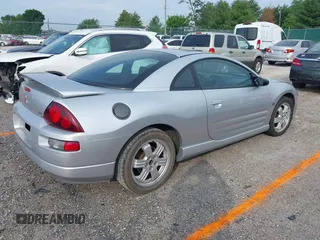 2000 Mitsubishi Eclipse GT z VIN 4A3AC84L5YE103909, wystawiony jako IAAI lot #42425327 z przebiegiem 112 940 mil mil oraz . Historia ofert i sprzedaży dostępna na DreamBid. Obrazek 4.