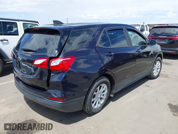 2020 Chevrolet Equinox LS with VIN 3GNAXHEVXLS596886, listed as a IAAI auction lot 42031935 with 98,693 mi miles and . Bid and sale history available at DreamBid. Image 4.