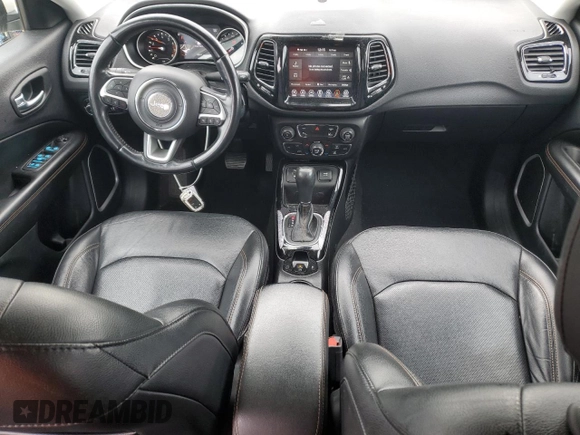 2021 Jeep Compass Limited with VIN 3C4NJCCB2MT564274, listed as a Copart auction lot 51607325 with 80,047 mi miles and Salvage Title. Bid and sale history available at carsss.com. Image 8.
