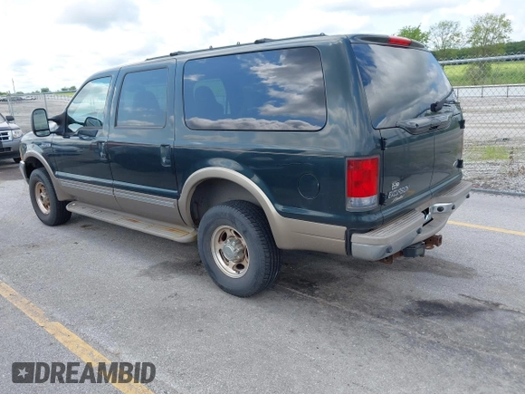 2002 Ford Excursion Limited с VIN 1FMNU43S42ED22009, выставлен на аукционе IAAI как лот 42850001 с пробегом 132 395 миль миль и . История ставок и продаж доступна на DreamBid. Изображение 3.