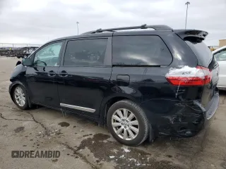 2017 Toyota Sienna LE with VIN 5TDJZ3DC7HS185821, listed as a Copart auction lot 45869055 with 99,169 mi miles and Salvage Title. Bid and sale history available at carsss.com. Image 2.