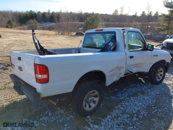 2007 Ford Ranger XL with VIN 1FTYR10DX7PA53176, listed as a IAAI auction lot 41688549 with 186,203 mi miles. Bid and sale history available at carsss.com. Image 4.