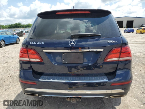 2016 Mercedes-Benz GLE 350 with VIN 4JGDA5HB8GA776300, listed as a Copart auction lot 56410305 with Not provided miles and Salvage title. Bid and sale history available at DreamBid. Image 6.