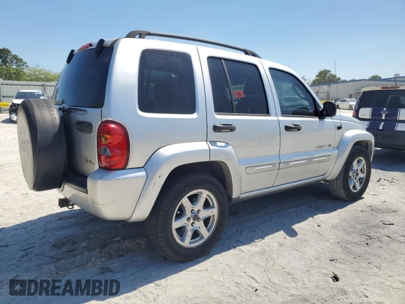 2003 Jeep Liberty Limited with VIN 1J4GK58K83W719374, listed as a Copart auction lot 49429135 with 143,222 mi miles and Salvage Title. Bid and sale history available at carsss.com. Image 3.