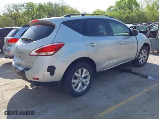 2014 Nissan Murano S with VIN JN8AZ1MW5EW532884, listed as a IAAI auction lot 42087579 with 232,084 mi miles. Bid and sale history available at carsss.com. Image 4.