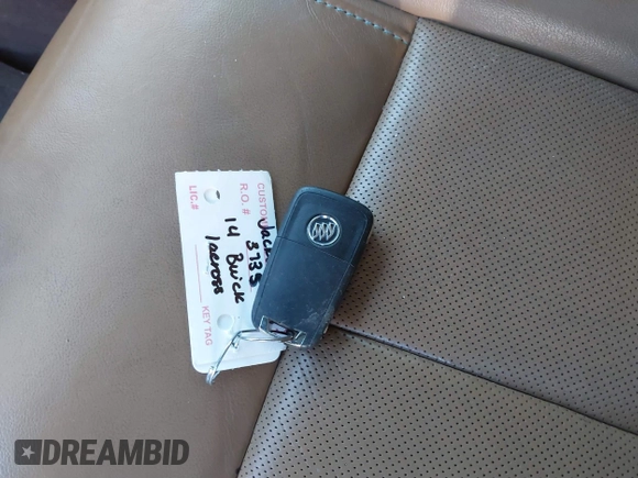 2014 Buick LaCrosse Premium II with VIN 1G4GF5G3XEF207781, listed as a IAAI auction lot 41661003 with 98,126 mi miles and . Bid and sale history available at DreamBid. Image 11.
