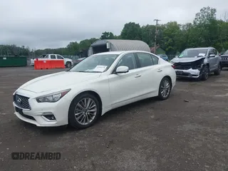 2023 Infiniti Q50 Luxe with VIN JN1EV7BR5PM541157, listed as a IAAI auction lot 42452178 with 60,271 mi miles and . Bid and sale history available at DreamBid. Image 17.