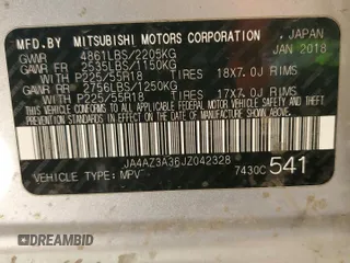 2018 Mitsubishi Outlander ES z VIN JA4AZ3A36JZ042328, wystawiony jako Copart lot #85902994 z przebiegiem 129 936 mil mil oraz Szkoda całkowita • Salvage title. Historia ofert i sprzedaży dostępna na DreamBid. Obrazek 13.