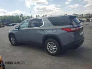 2019 Chevrolet Traverse LS z VIN 1GNERFKW4KJ194696, wystawiony jako Copart lot #51702385 z przebiegiem 129 453 mil mil oraz Szkoda całkowita • Salvage title. Historia ofert i sprzedaży dostępna na DreamBid. Obrazek 2.