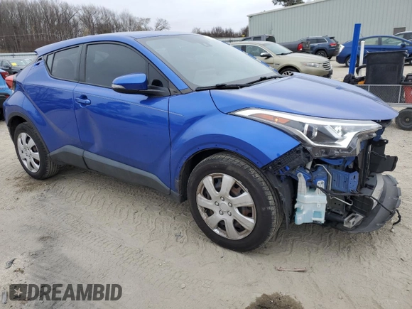 2019 Toyota C-HR XLE with VIN NMTKHMBX4KR072109, listed as a Copart auction lot 47124985 with 142,969 mi miles and Salvage Title. Bid and sale history available at carsss.com. Image 4.