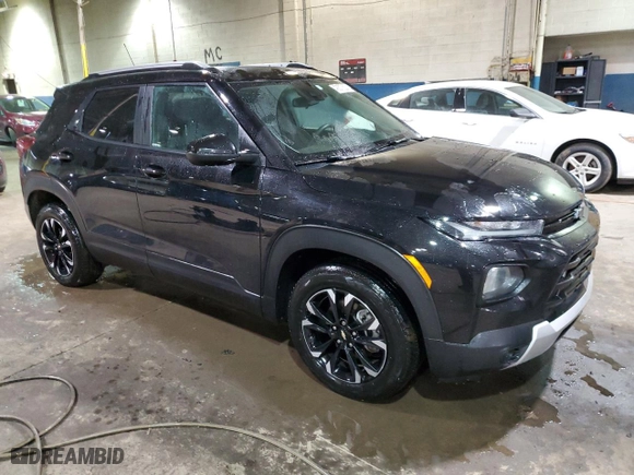 2022 Chevrolet TrailBlazer LT with VIN KL79MPSL1NB027079, listed as a Copart auction lot 43577625 with NaN miles and Non Repairable. Bid and sale history available at carsss.com. Image 4.