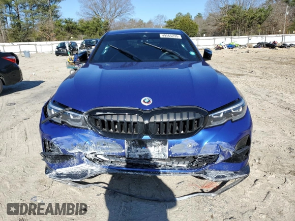 2021 BMW 3 Series M340i xDrive with VIN 3MW5U9J04M8C08114, listed as a Copart auction lot 49565235 with 62,470 mi miles and Salvage Title. Bid and sale history available at carsss.com. Image 5.