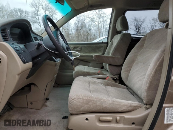 2004 Honda Odyssey EX with VIN 5FNRL186X4B127827, listed as a Copart auction lot 51602565 with 182,127 mi miles and Salvage Title. Bid and sale history available at DreamBid. Image 7.