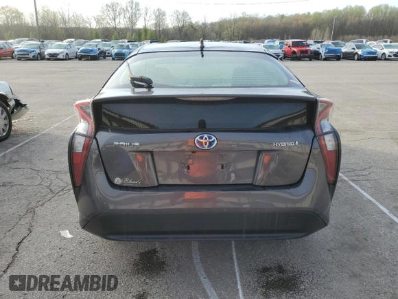 2016 Toyota Prius Two with VIN JTDKBRFU5G3505588, listed as a Copart auction lot 52018155 with 108,538 mi miles and Salvage Title. Bid and sale history available at DreamBid. Image 6.