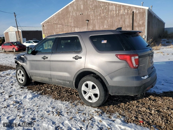 2017 Ford Police Interceptor Utility with VIN 1FM5K8ARXHGC14133, listed as a Copart auction lot 84301424 with 169,517 mi miles and Salvage Title. Bid and sale history available at carsss.com. Image 2.