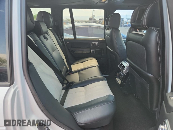 2012 Land Rover Range Rover SC Autobiography with VIN SALMP1E45CA385271, listed as a Copart auction lot 54558125 with 93,103 mi miles and Salvage title. Bid and sale history available at DreamBid. Image 10.