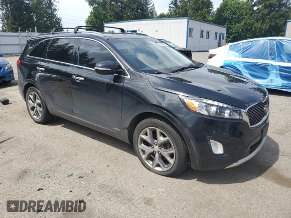 2017 Kia Sorento SX with VIN 5XYPKDA54HG220483, listed as a Copart auction lot 58225025 with 119,376 mi miles and Clean title. Bid and sale history available at DreamBid. Image 4.