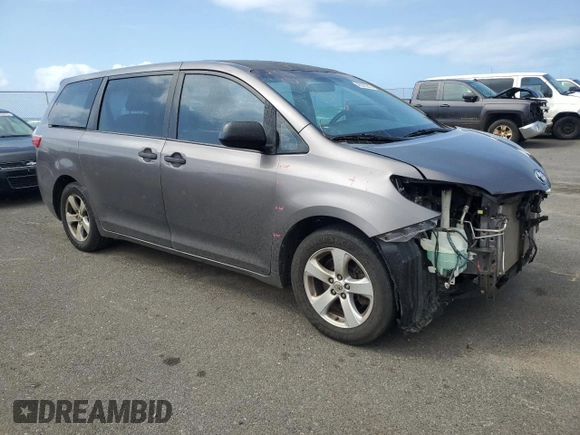 2015 Toyota Sienna L with VIN 5TDZK3DC0FS528361, listed as a Copart auction lot 48076245 with 167,079 mi miles and Salvage Title. Bid and sale history available at DreamBid. Image 4.