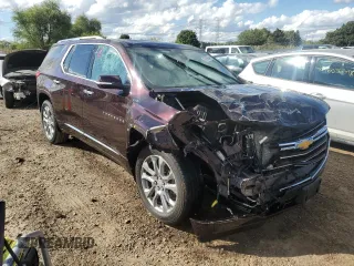 2018 Chevrolet Traverse Premier with VIN 1GNEVJKW2JJ100652, listed as a Copart auction lot 70258634 with 84,879 mi miles and Salvage Title. Bid and sale history available at carsss.com. Image 4.