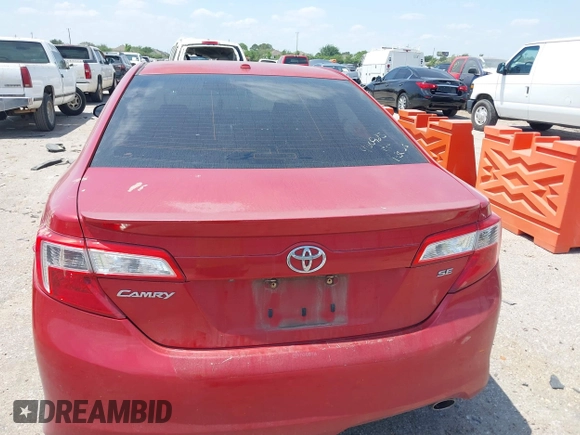 2012 Toyota Camry SE with VIN 4T1BK1FK6CU509231, listed as a IAAI auction lot 42036834 with 252,985 mi miles. Bid and sale history available at carsss.com. Image 16.