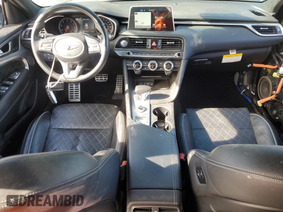 2019 Genesis G70 Advanced z VIN KMTG44LA6KU025965, wystawiony jako Copart lot #52107135 z przebiegiem 37 751 mil mil oraz Szkoda całkowita • Salvage title. Historia ofert i sprzedaży dostępna na DreamBid. Obrazek 8.