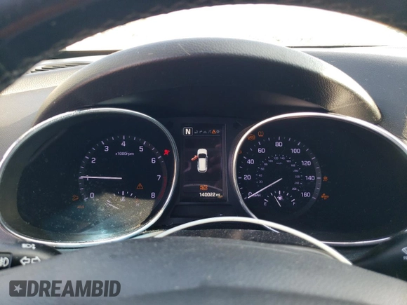 2017 Hyundai Santa Fe Ultimate with VIN 5XYZW4LA0HG483416, listed as a Copart auction lot 51505655 with 140,022 mi miles and Salvage title. Bid and sale history available at DreamBid. Image 9.