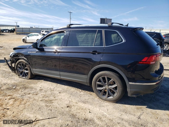 2022 Volkswagen Tiguan SE with VIN 3VV2B7AX5NM072373, listed as a Copart auction lot 45186335 with 48,159 mi miles and Salvage Title. Bid and sale history available at carsss.com. Image 2.