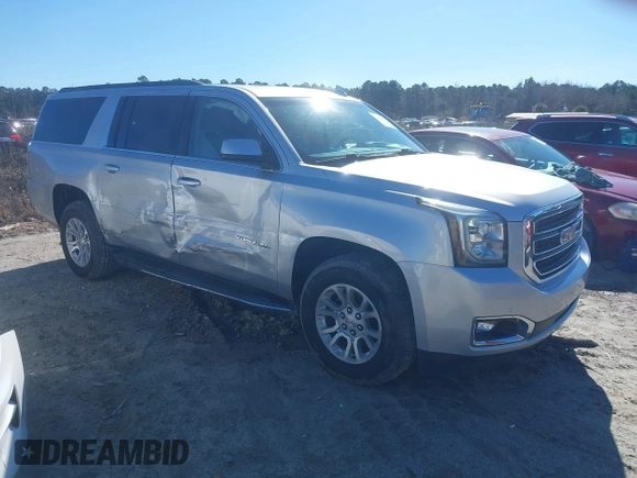 2019 GMC Yukon XL SLT with VIN 1GKS1GKC6KR244728, listed as a IAAI auction lot 41420847 with 138,527 mi miles. Bid and sale history available at carsss.com. Image 1.