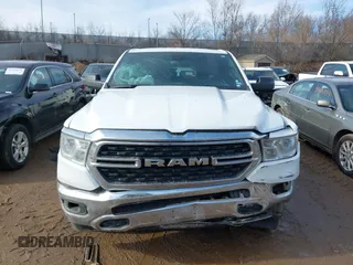 2022 Ram 1500 Big Horn with VIN 1C6RRFFG2NN376334, listed as a IAAI auction lot 41661888 with 54,679 mi miles. Bid and sale history available at carsss.com. Image 12.