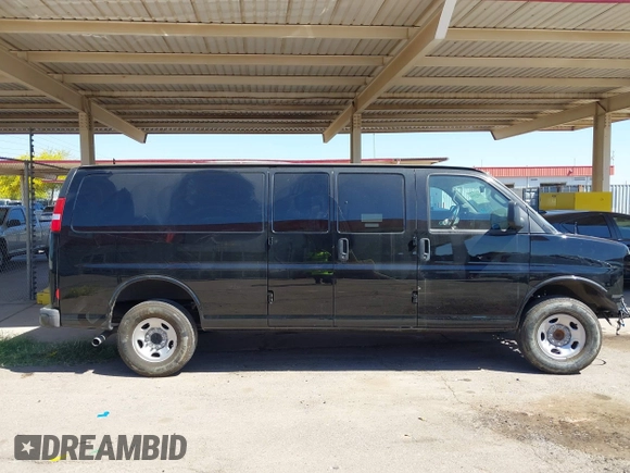 2023 GMC Savana Cargo with VIN 1GTW7BFP1P1165243, listed as a IAAI auction lot 42074066 with 14,530 mi miles. Bid and sale history available at carsss.com. Image 13.