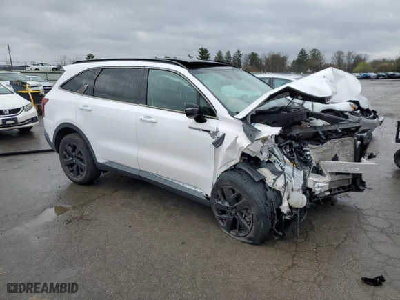 2021 Kia Sorento S with VIN 5XYRLDLCXMG031560, listed as a Copart auction lot 50876445 with 50,655 mi miles and Salvage Title. Bid and sale history available at carsss.com. Image 4.