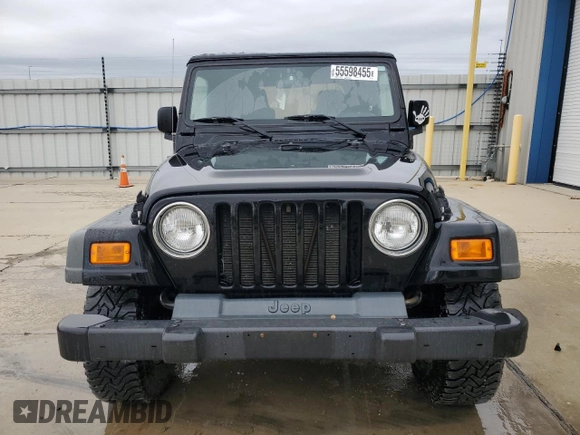 2006 Jeep Wrangler X with VIN 1J4FA39SX6P719070, listed as a Copart auction lot 55598455 with 110,741 mi miles and Salvage title. Bid and sale history available at DreamBid. Image 5.