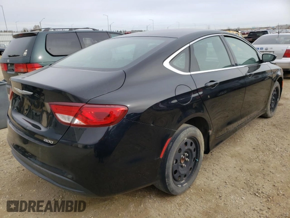 2016 Chrysler 200 LX with VIN 1C3CCCFB4GN122733, listed as a Copart auction lot 31711688 with 28,800 mi miles and Salvage Title. Bid and sale history available at carsss.com. Image 4.