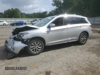 2014 Infiniti QX60 with VIN 5N1AL0MN6EC552444, listed as a Copart auction lot 57616755 with 80,864 mi miles and Salvage title. Bid and sale history available at DreamBid. Image 1.