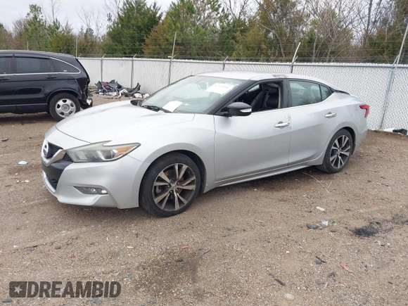 2016 Nissan Maxima SV with VIN 1N4AA6APXGC392029, listed as a IAAI auction lot 41729299 with 135,572 mi miles and . Bid and sale history available at DreamBid. Image 2.