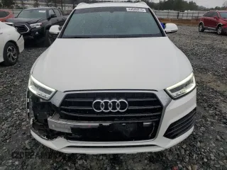 2018 Audi Q3 Premium Plus with VIN WA1HCCFS0JR002116, listed as a Copart auction lot 44686015 with 86,580 mi miles and Salvage title. Bid and sale history available at DreamBid. Image 5.