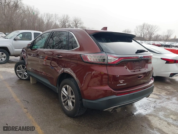 2016 Ford Edge SEL with VIN 2FMPK4J81GBB48165, listed as a IAAI auction lot 41801653 with 127,811 mi miles. Bid and sale history available at carsss.com. Image 3.