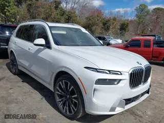 2023 BMW X7 xDrive40i with VIN 5UX23EM05P9R02428, listed as a IAAI auction lot 41695731 with 34,287 mi miles. Bid and sale history available at carsss.com. Image 1.