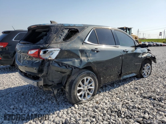 2018 Chevrolet Equinox LT with VIN 3GNAXJEVXJS575380, listed as a Copart auction lot 50518014 with 91,348 mi miles and Salvage Title. Bid and sale history available at DreamBid. Image 3.