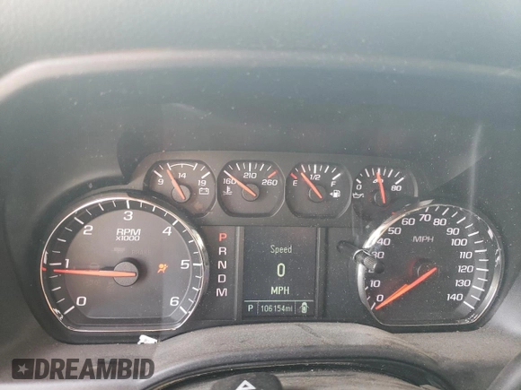 2015 Chevrolet Silverado 1500 LS with VIN 1GCRCPEHXFZ313244, listed as a Copart auction lot 54329875 with 106,154 mi miles and Salvage Title. Bid and sale history available at DreamBid. Image 9.