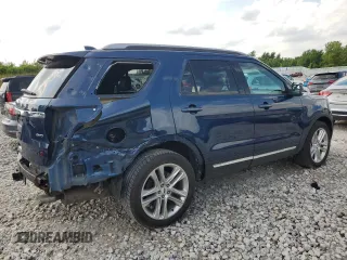 2017 Ford Explorer XLT z VIN 1FM5K8D81HGD02295, wystawiony jako Copart lot #62638805 z przebiegiem 83 614 mil mil oraz Czysty tytuł • Clean title. Historia ofert i sprzedaży dostępna na DreamBid. Obrazek 3.