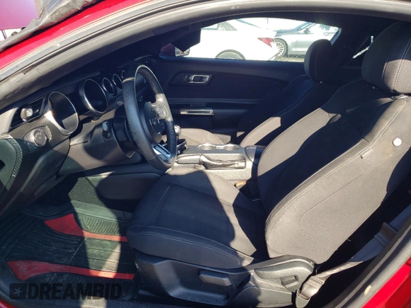 2019 Ford Mustang EcoBoost with VIN 1FA6P8TH1K5117054, listed as a Copart auction lot 62980695 with 58,210 mi miles and Salvage title. Bid and sale history available at DreamBid. Image 7.