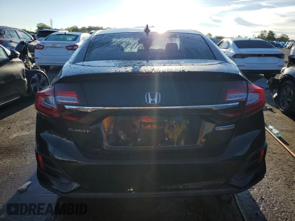 2018 Honda Clarity Plug-In Hybrid with VIN JHMZC5F17JC002743, listed as a Copart auction lot 69611544 with 0 mi miles and Salvage Title. Bid and sale history available at carsss.com. Image 6.
